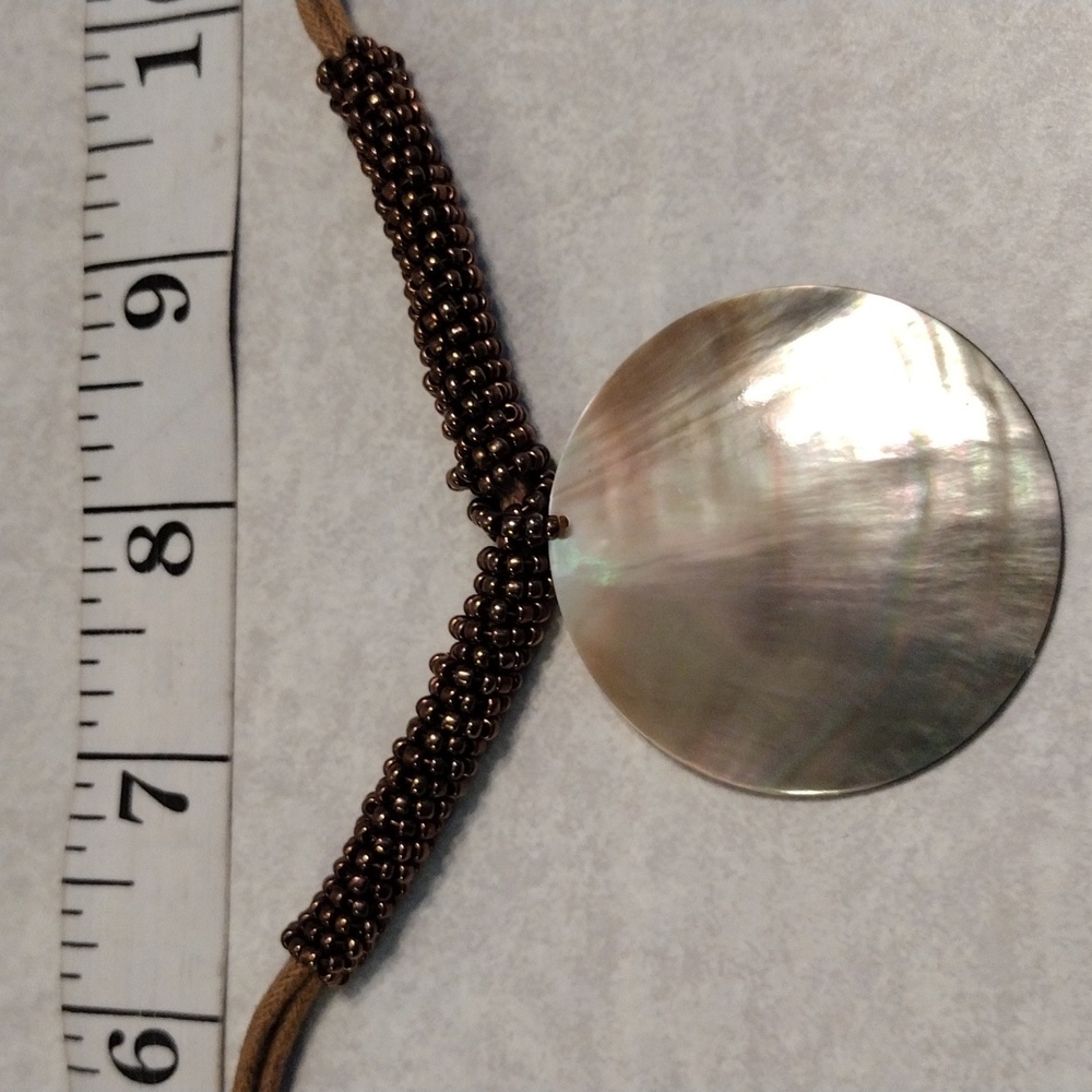 Lia Sofia Large Shell Pendant Necklace. - image 4